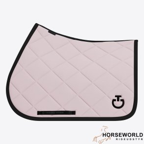 CT Diamond Quilted Jersey Spring Underlag - Violet Ice/Black