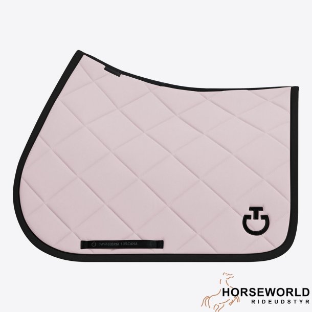 CT Diamond Quilted Jersey Spring Underlag - Violet Ice/Black