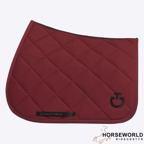 CT Diamond Quilted Dressur Underlag - Bordeaux 