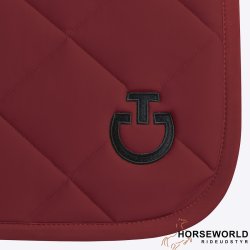 CT Diamond Quilted Dressur Underlag - Bordeaux 