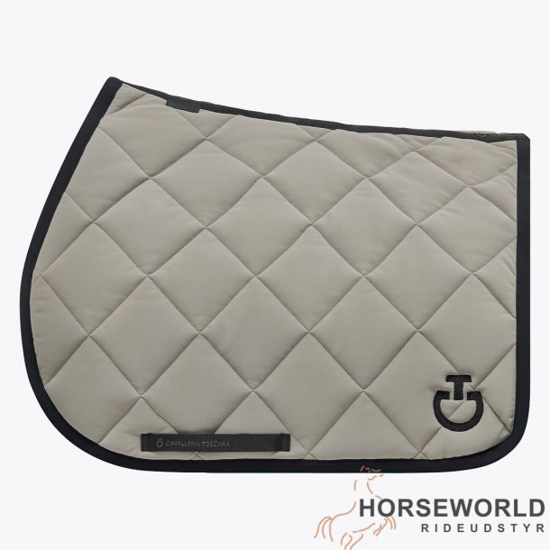 CT Diamond Quilted Spring Underlag - Dusty Green/Sort