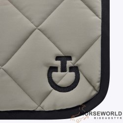 CT Diamond Quilted Spring Underlag - Dusty Green/Sort