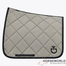 CT Diamond Quilted Dressur Underlag - Dusty Green/Sort