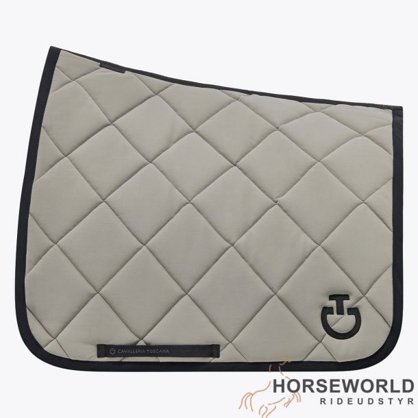 CT Diamond Quilted Dressur Underlag - Dusty Green/Sort