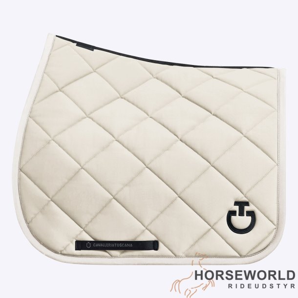 CT Diamond Quilted Dressur Underlag -  Creme