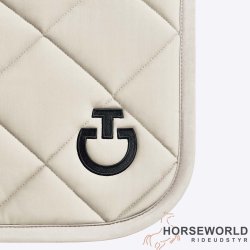 CT Diamond Quilted Dressur Underlag -  Creme