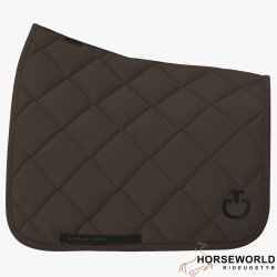 CT Diamond Quilted Dressur Underlag - Espresso/Sort