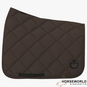 CT Diamond Quilted Dressur Underlag - Espresso/Sort