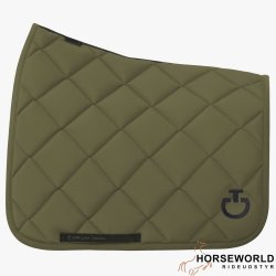 CT Diamond Quilted Dressur Underlag - Winter Moss