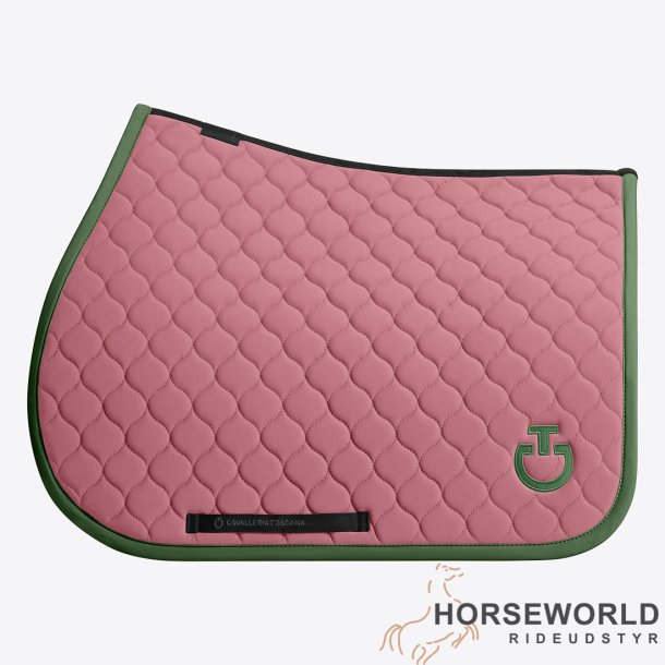 CT Circular Quilted Spring Underlag - Rose/Green