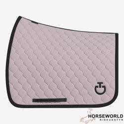 CT Circular Quilted Dressur Underlag - Violet Ice/Black