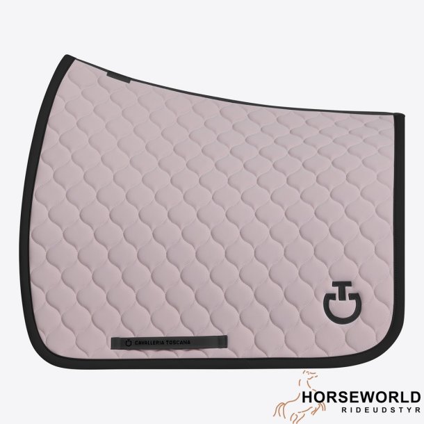 CT Circular Quilted Dressur Underlag - Violet Ice/Black