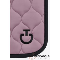 CT Circular Quilted Jersey Spring Underlag - Grape Shake/Black 