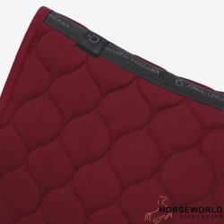 CT Circular Quilted Jersey Spring Underlag - Bordeaux 