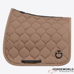 CT Circular Quilted Jersey Spring Underlag - Walnut 