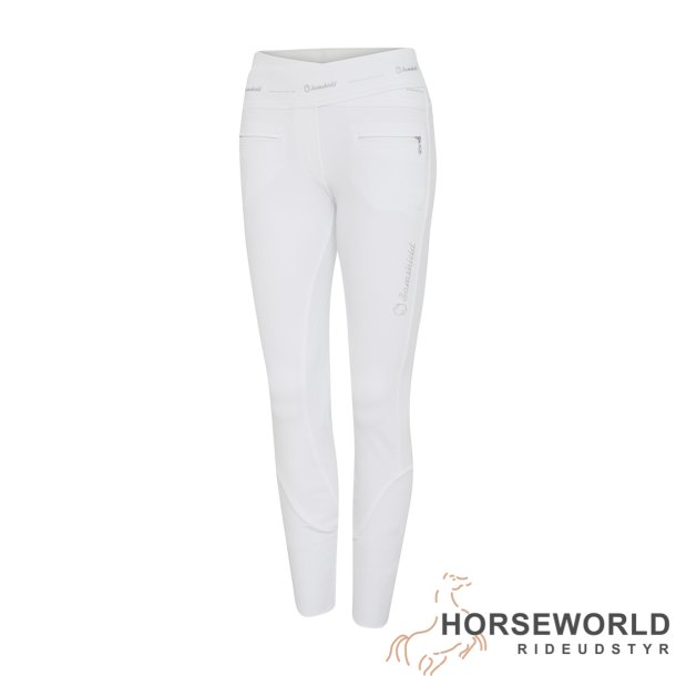 Samshield Alpha Tights Full Grip - Hvid