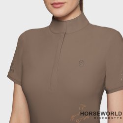 Samshield Barbara SS Trning Polo - Camel