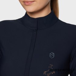 Samshield Barbara SS Trning Polo - Navy