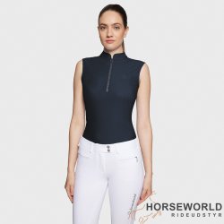 Samshield Bruna Sleeveless Trning Polo - Navy