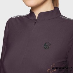 Samshield Brunella Premium Shirt L/S - Aubergine