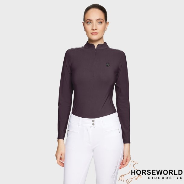 Samshield Brunella Premium Shirt L/S - Aubergine
