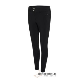 Samshield Chloe Embroidery High Waist Ridebukser Full Grip - Sort