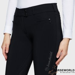 Samshield Chloe Metal Dots Ridebukser Full Grip - Sort