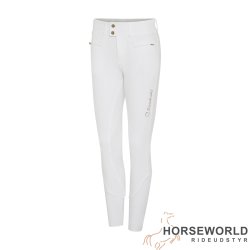 Samshield Clara Ridebukser Full Grip - Hvid/Rosegold