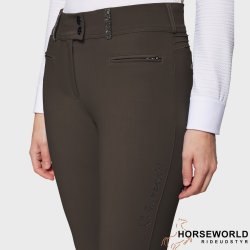 Samshield Clara Premium Ridebukser Kn Grip - Mocha 