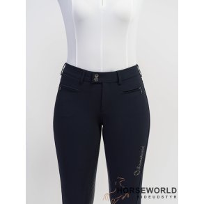 Samshield Diane Boreal Ridebukser Full Grip - Navy/Metal Eclipse