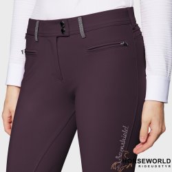 Samshield Diane Ridebukser Full Grip - Aubergine 