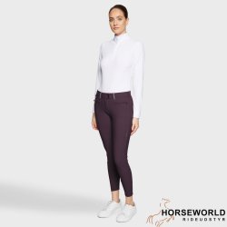 Samshield Diane Ridebukser Full Grip - Aubergine 