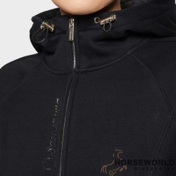Samshield Ivy Zipper Sweatshirt - Sort/Metal Eclipse