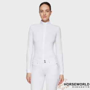 Samshield Jella Premium Show Shirt L/S - Hvid