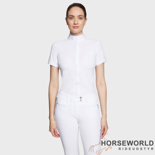 Samshield Julia Spring Flower SS Showshirt - Hvid