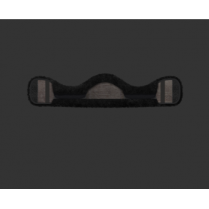 Mattes Asymmetric Slim-Line Lderovertrk m. Lam - Sort