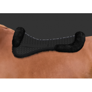 Mattes Lammeskinds Pads - Sort/Sort
