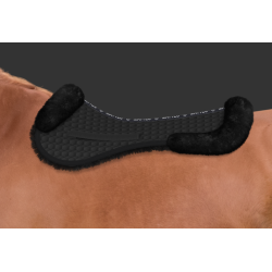 Mattes Lammeskinds Pads - Sort/Sort