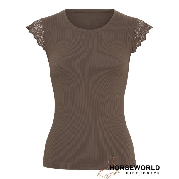 tim&simonsen Lillibeth Rib Top - Noce 