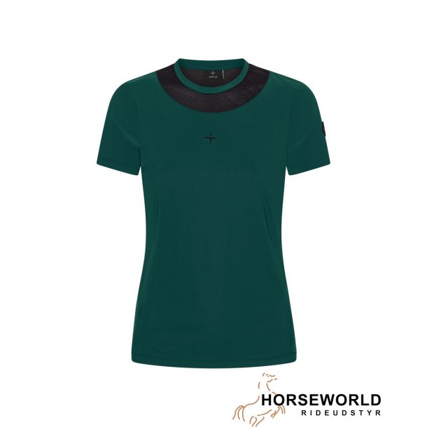 Trolle Projects Center Line T-shirt - Spruce green/ Sort