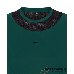 Trolle Projects Center Line T-shirt - Spruce green/ Sort