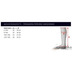 Mountain Horse Veganza Young Leggings - Sort