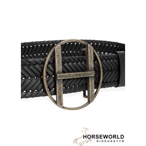 HST Voyage Braided Belt - Jet Black 