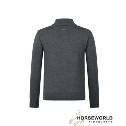 Trolle Half Zip Merino Jumper Unisex - Grey