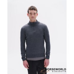 Trolle Half Zip Merino Jumper Unisex - Grey