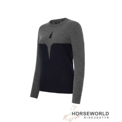 Trolle Projects Extra Fine Wool Starlogo Sweater - Navy/Gr