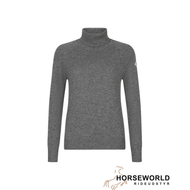Trolle Projects Cashmere Faded Logo Turtleneck - Grey