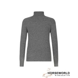 Trolle Projects Cashmere Faded Logo Turtleneck - Grey