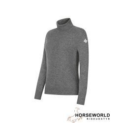 Trolle Projects Cashmere Faded Logo Turtleneck - Grey