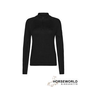 Trolle Projects Tech Half Zip Merino Wool Jumper - Sort